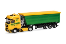 Herpa 321006 - H0 - Mercedes-Benz Actros ProCab Stahlmulden-Sattelzug Gersdorf Transport